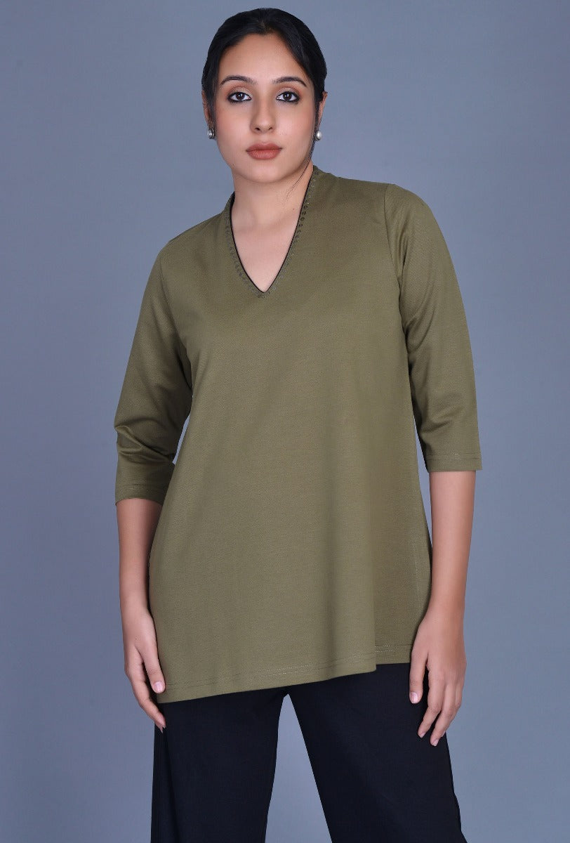 Knit Kurti with Sequins