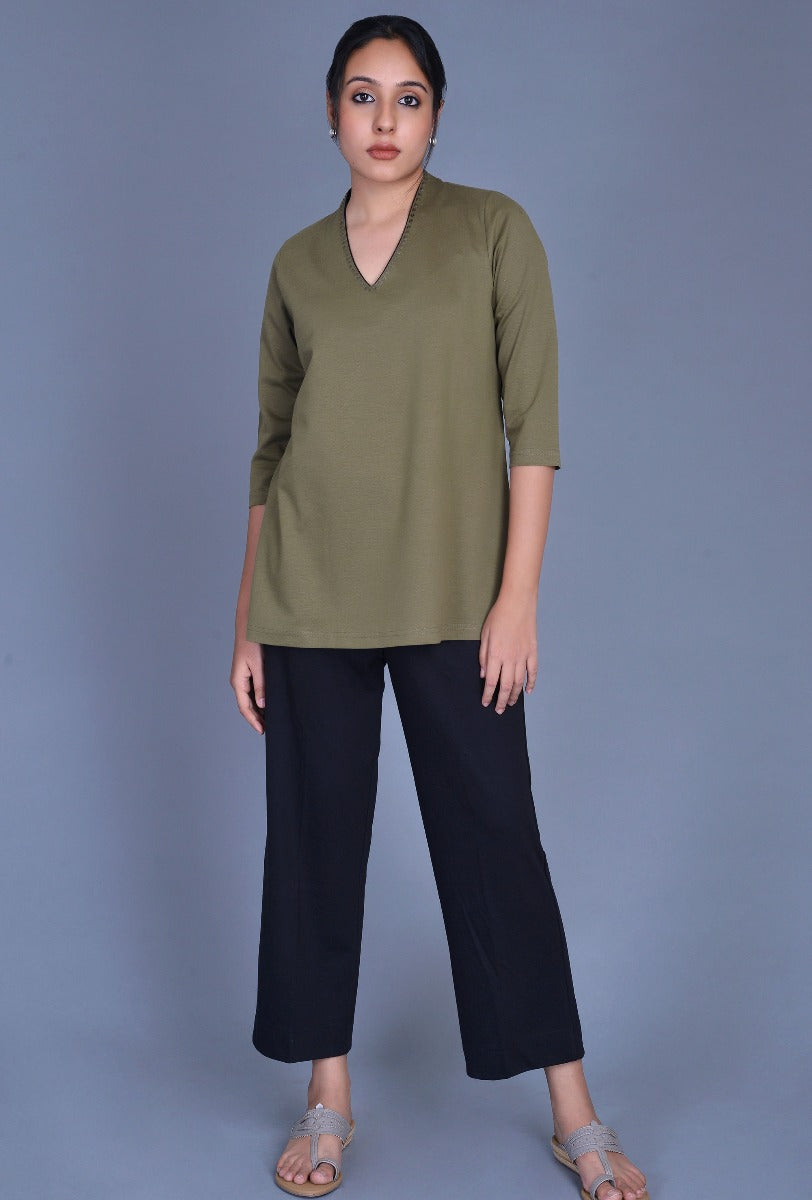 Knit Kurti with Sequins