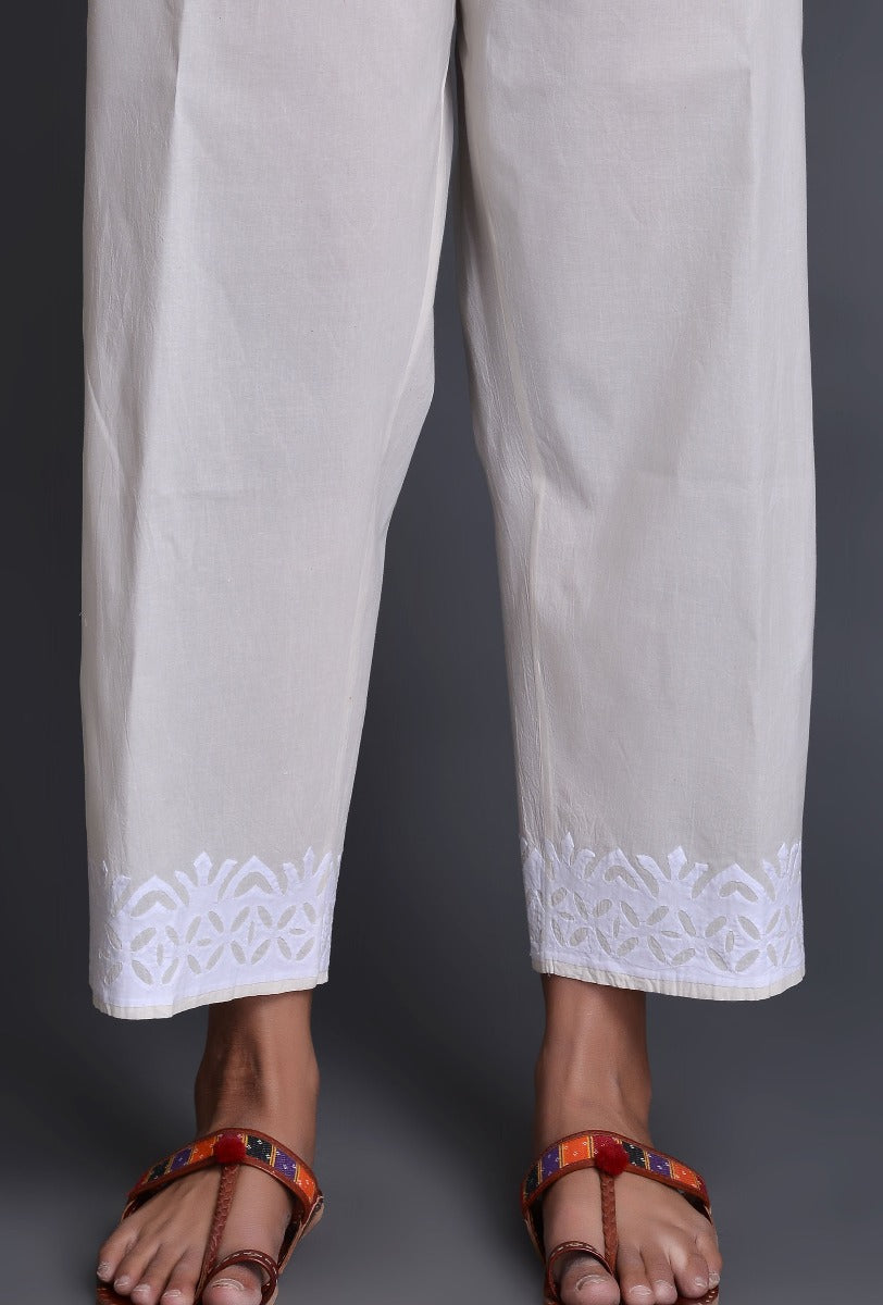 Kora Drawstring Applique Pants