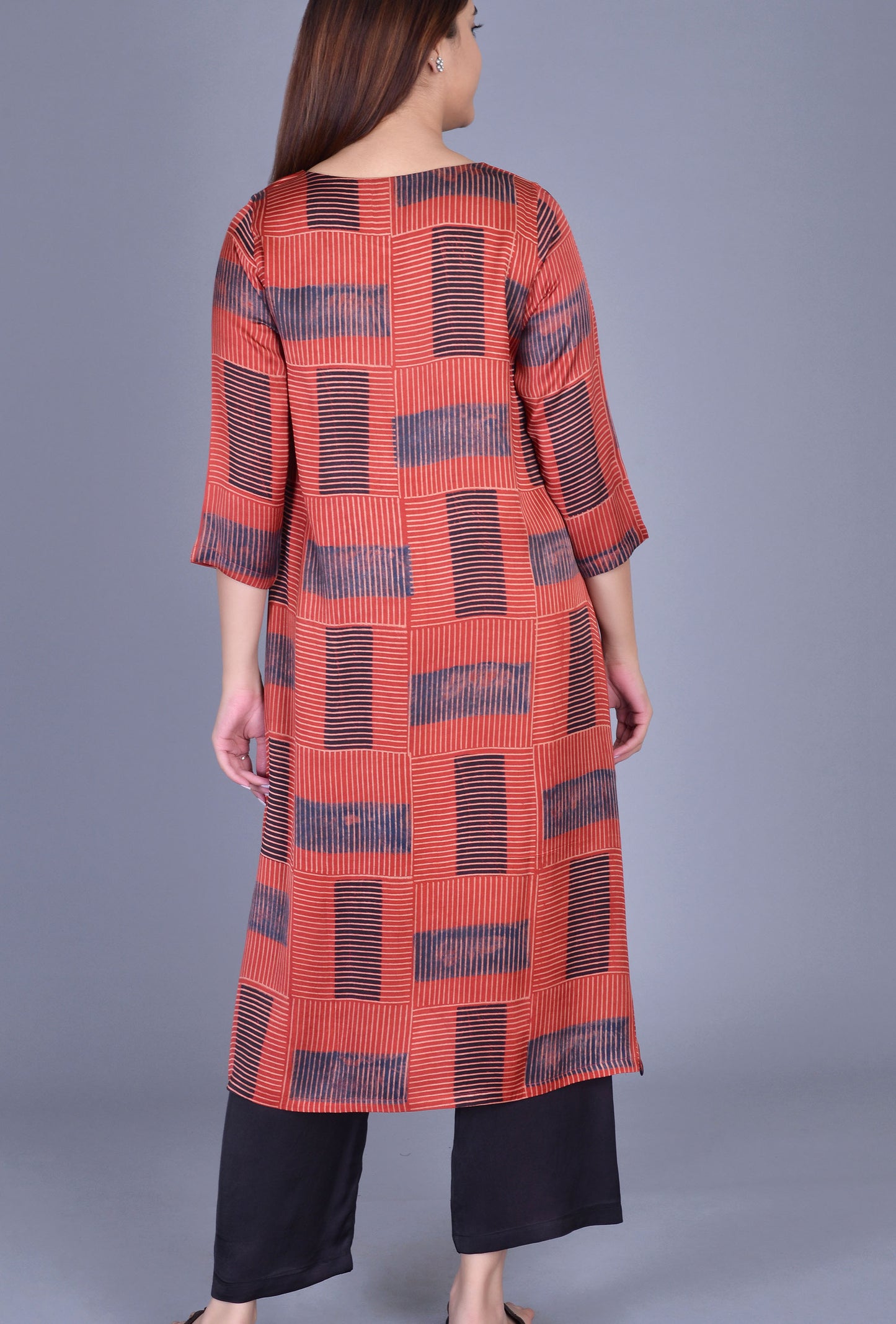 Red Modal Silk Ensemble