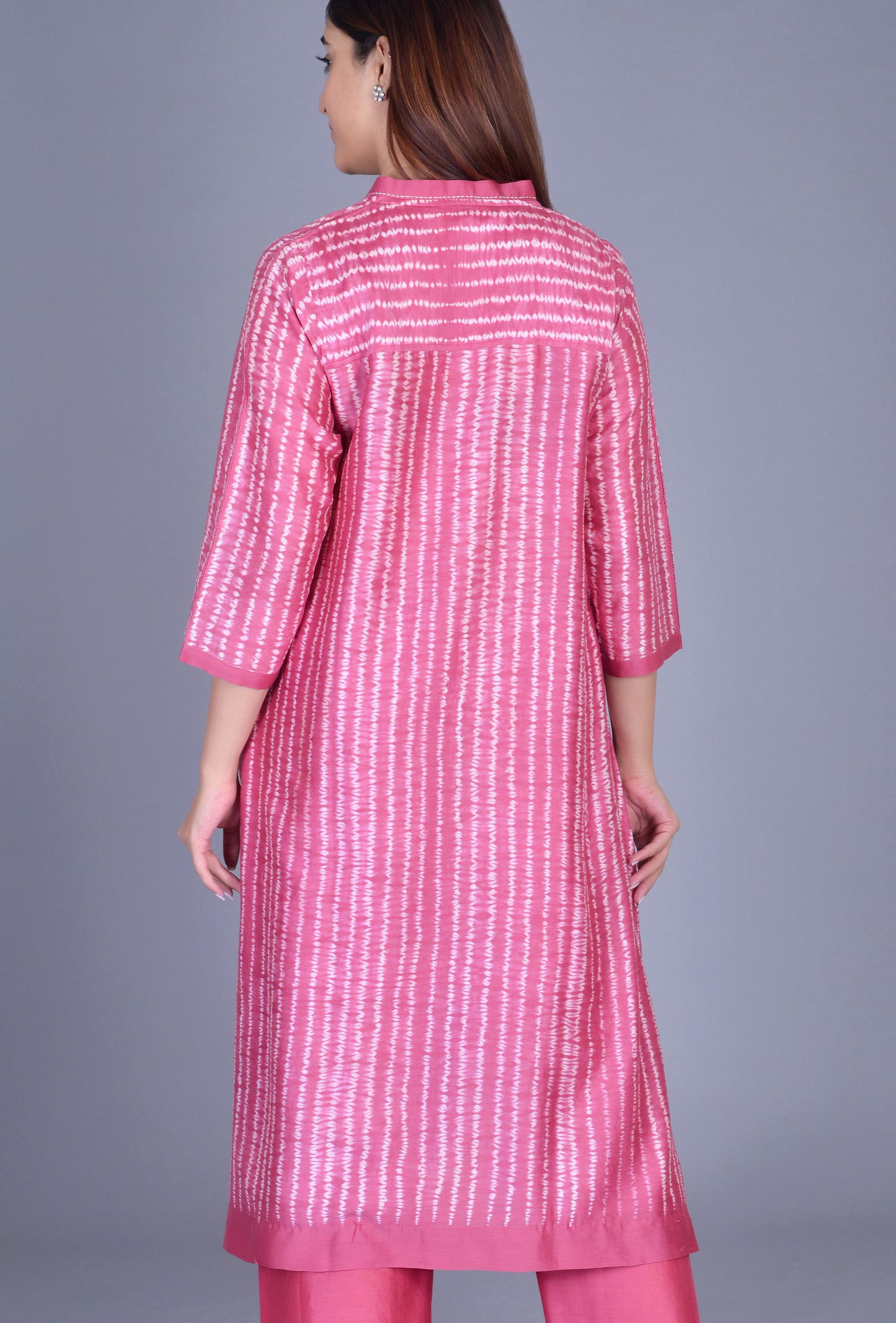 Chanderi Silk Shibori Ensemble