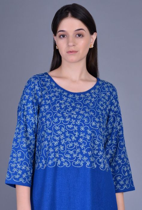 Gicha Silk Blue Ensemble