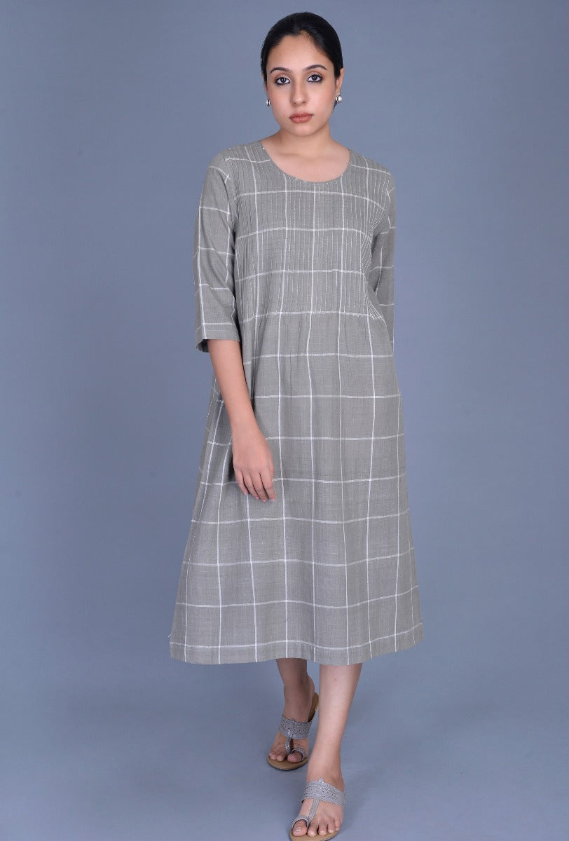 Tan Khadi Dress