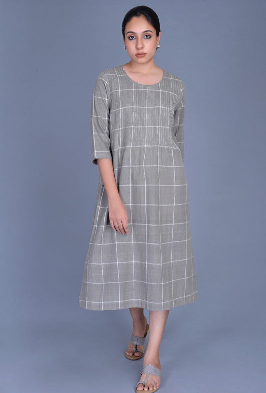Tan Khadi Dress