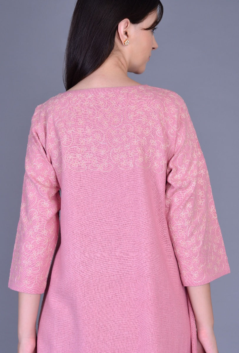 Gicha Silk Pink Ensemble