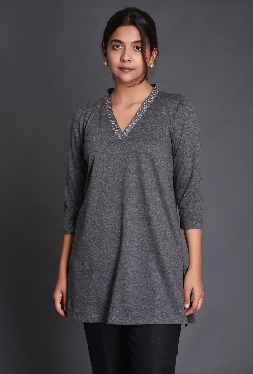 Knit Machine Line Kurti