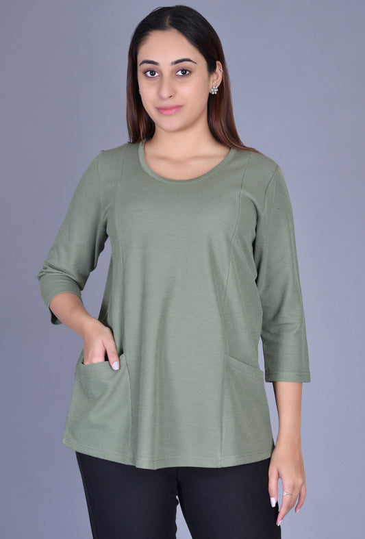 Knit Pocket Kurti