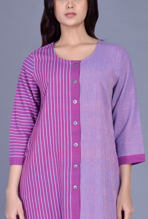 Striped Bhujodi Dress