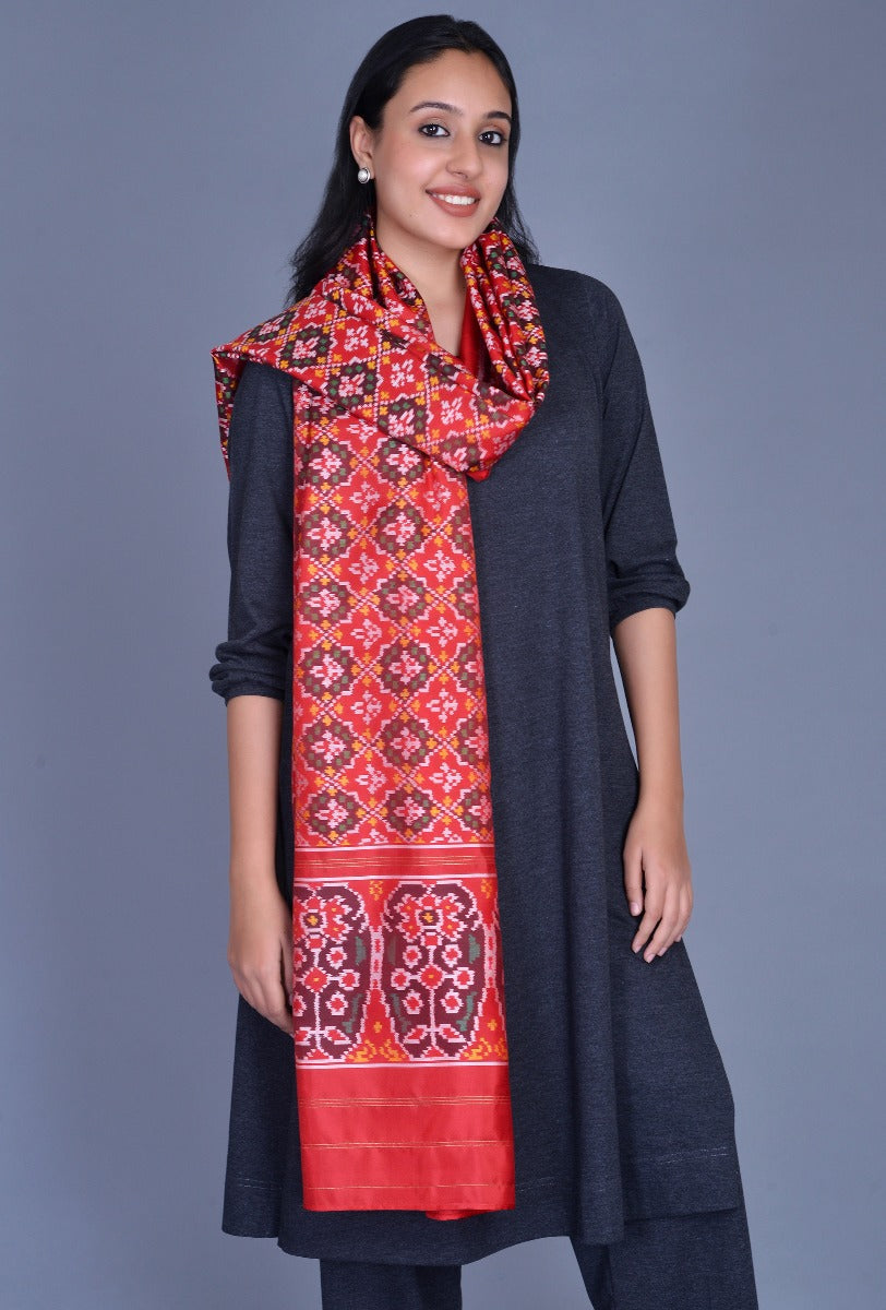 Charcoal Knit Tunic Pants Ensemble