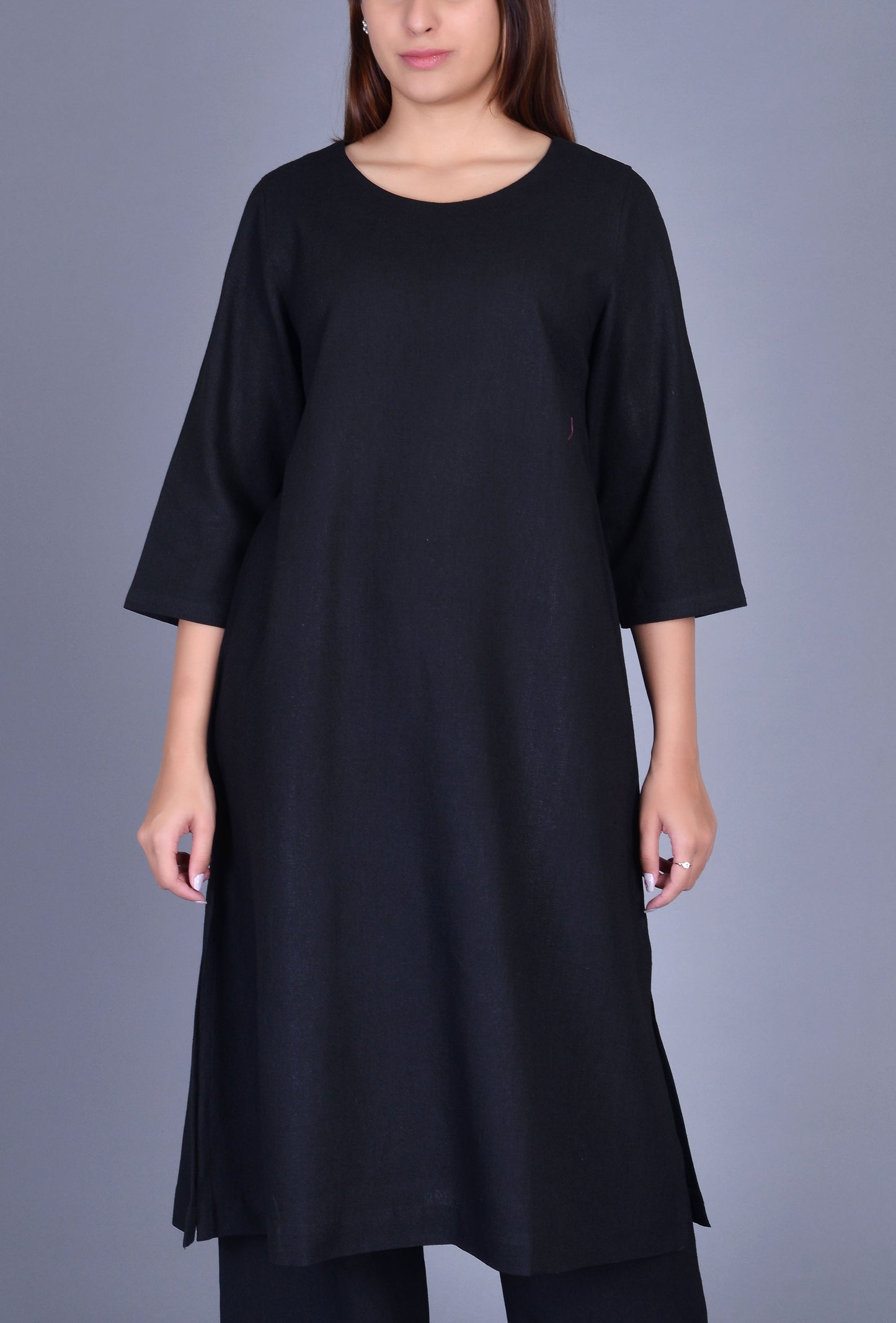 Black Gicha Silk Ensemble