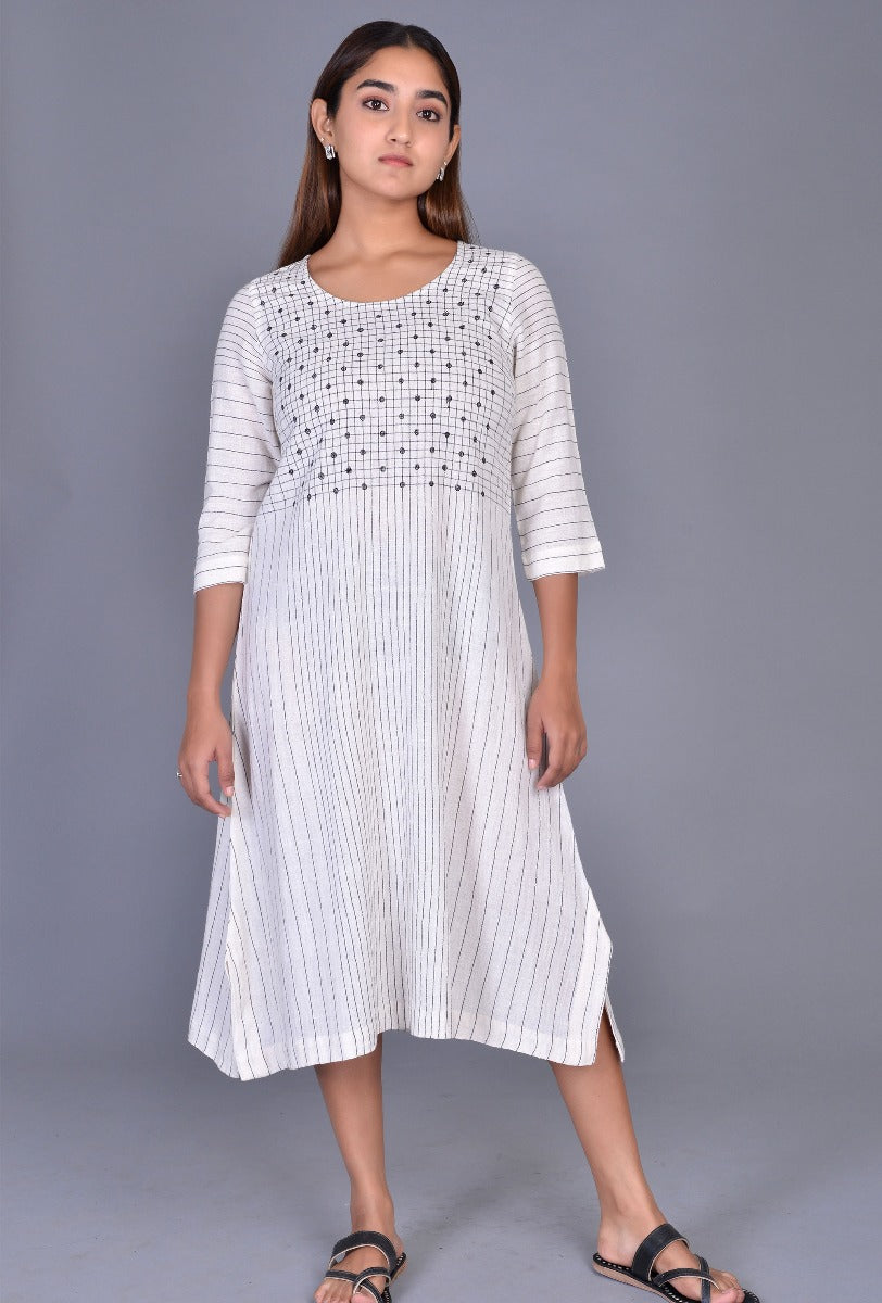 Off White Kala cotton Dress
