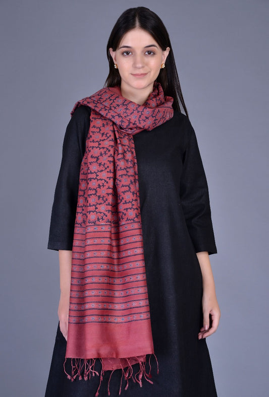 Printed Tussar Dupatta