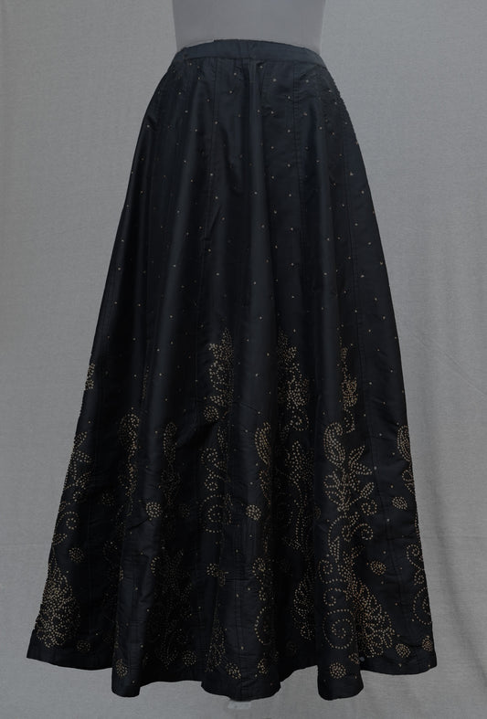 Black Silk Skirt