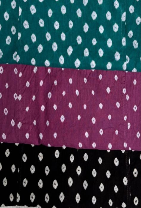 Sleeveless Cotton Bandhani Dress