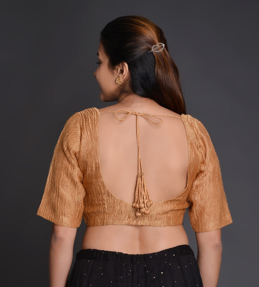 Crushed Tissue Choli