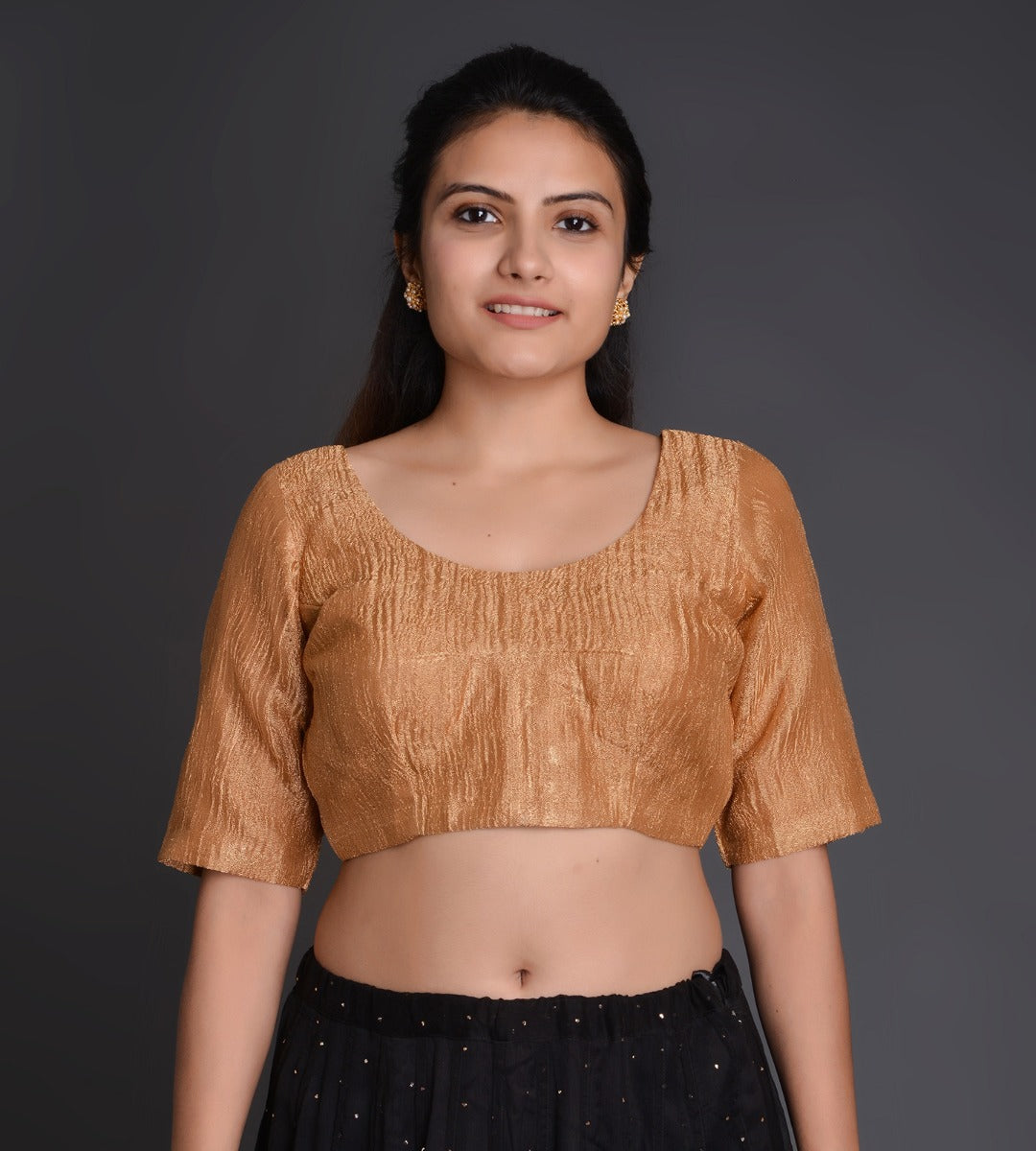 Crushed Tissue Choli