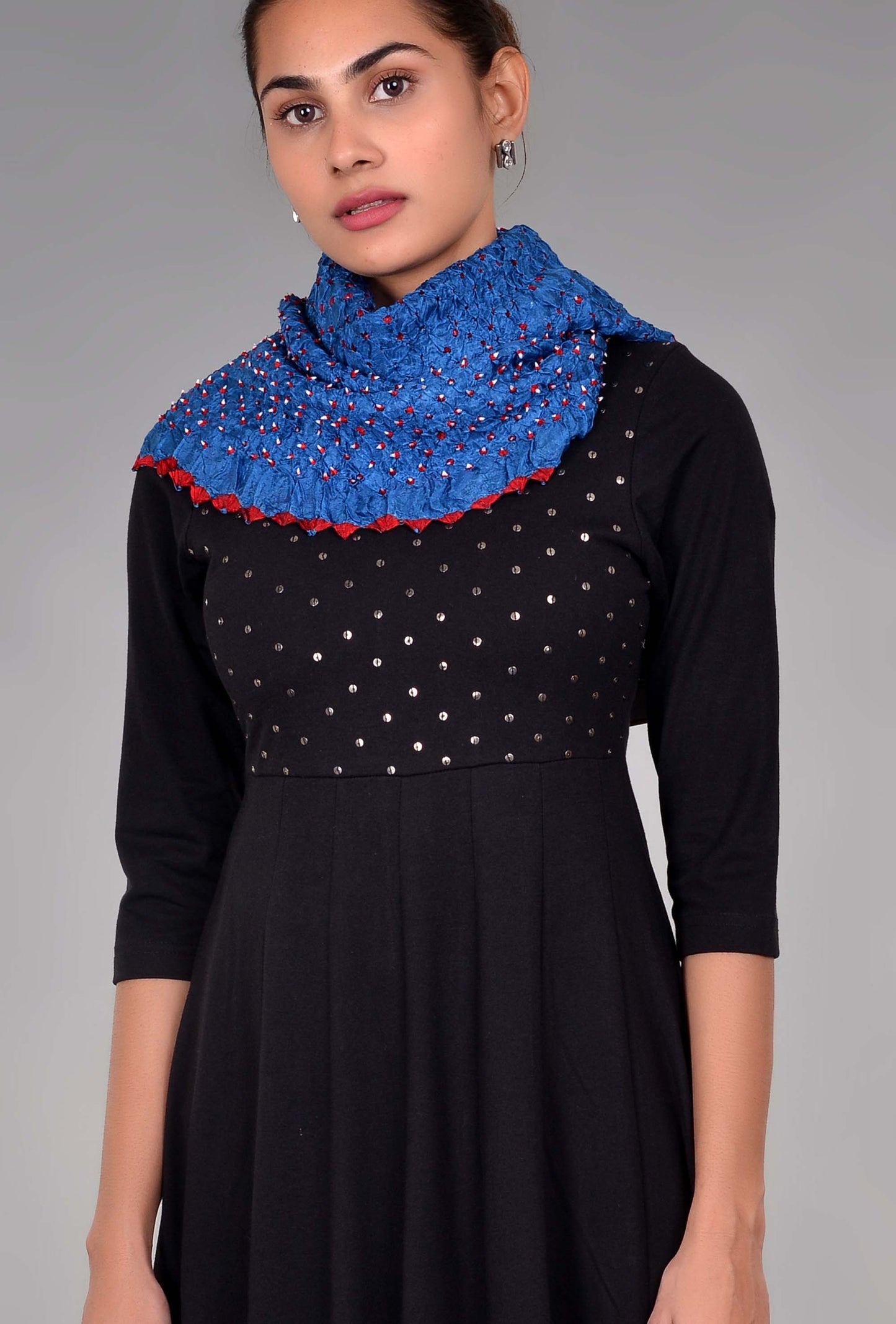 Knit Angrakha with Tikki