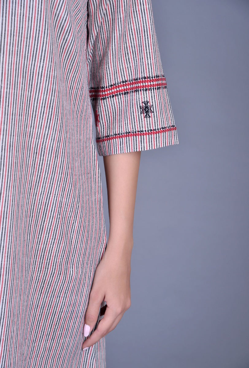 V Neck Bhujodi Dress