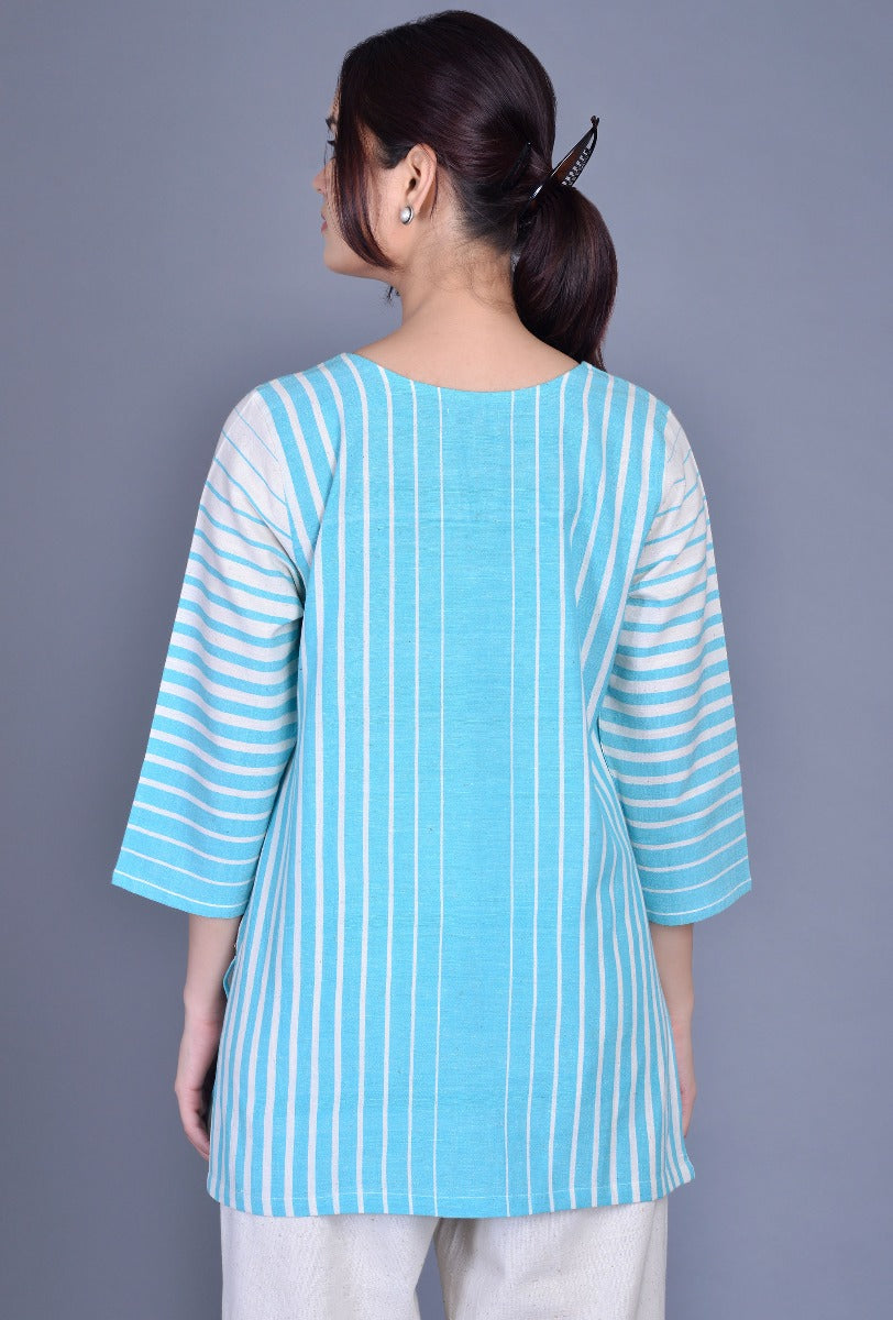 Striped Bhujodi Kurti