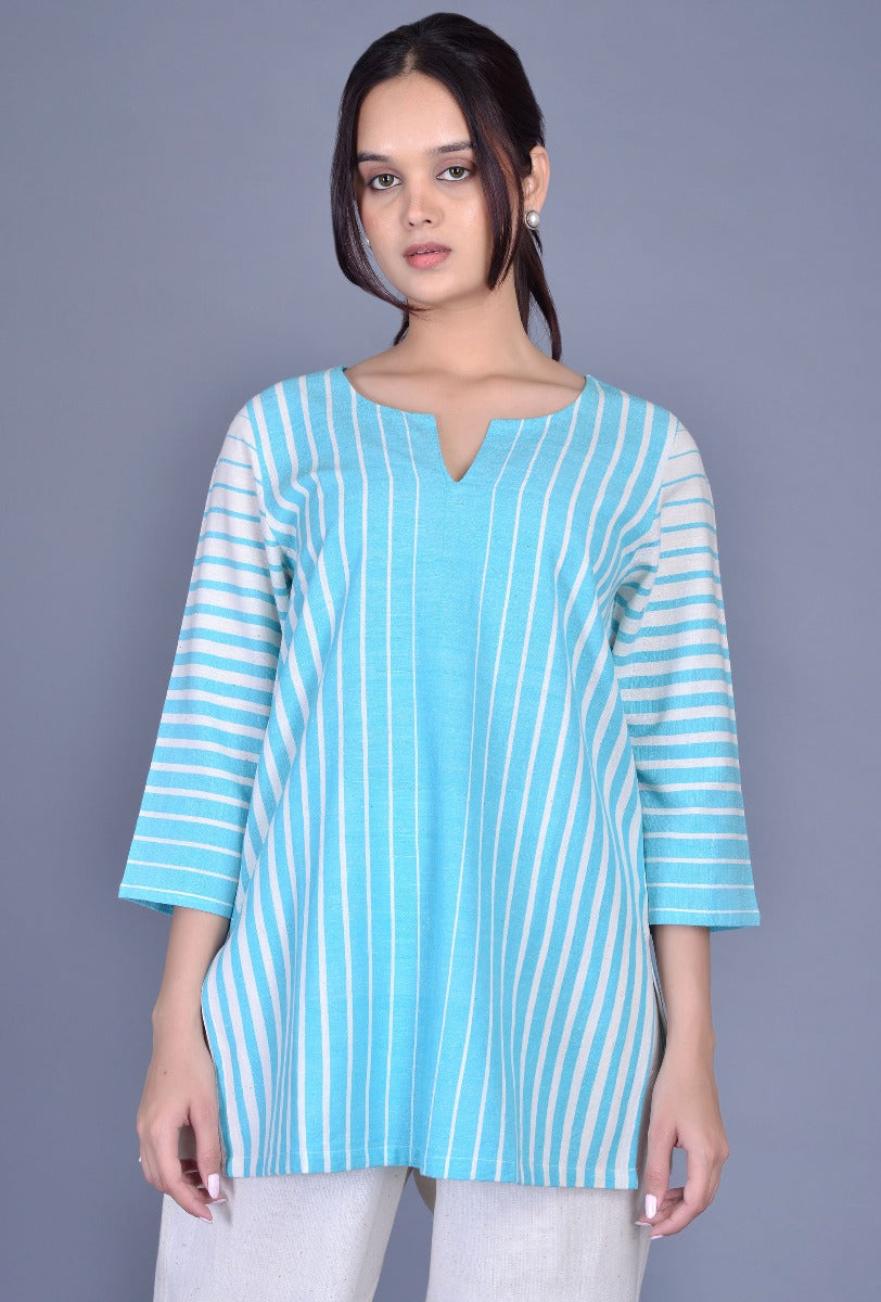 Striped Bhujodi Kurti
