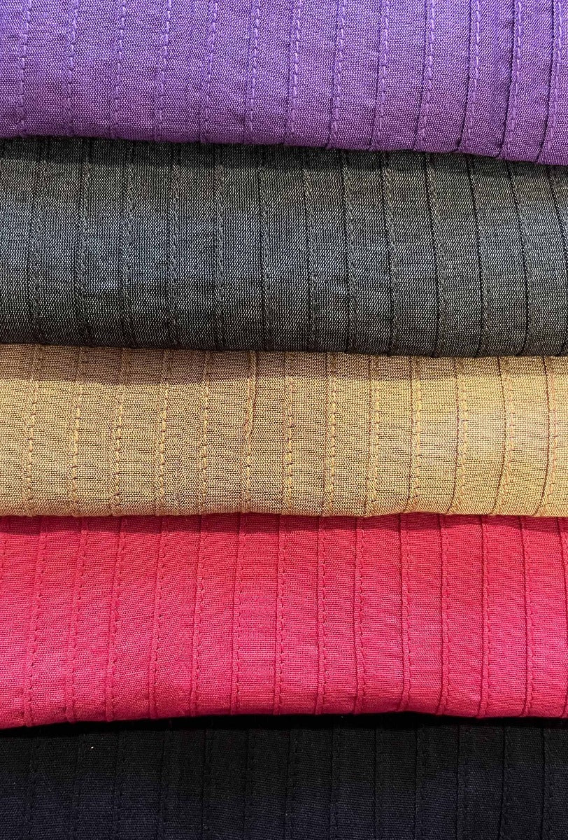 Cotton Silk Pintuck Kurti with Sequins