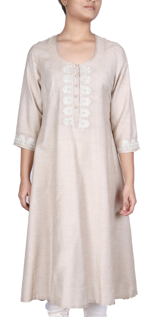 Embroidered Flare Kurta Set