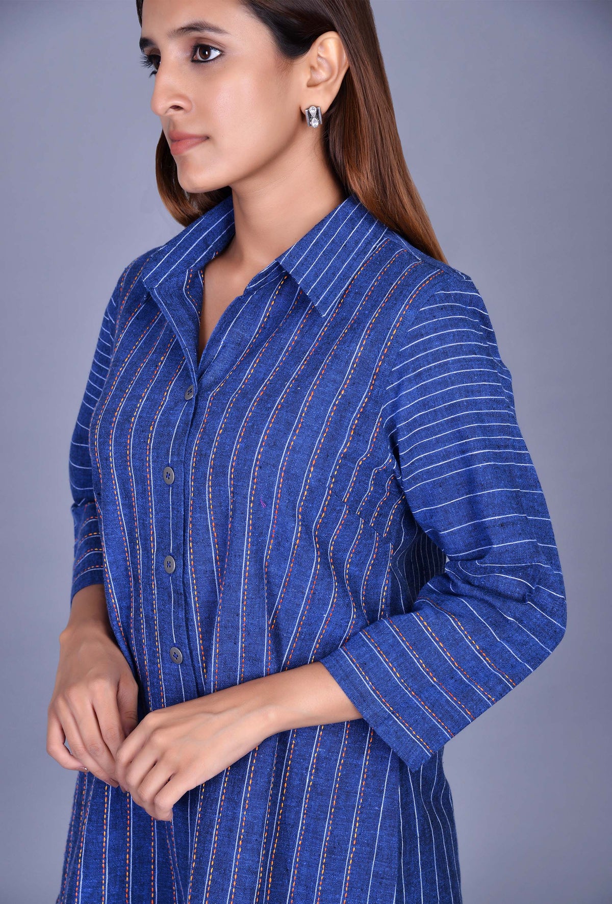 Blue cotton Shirt