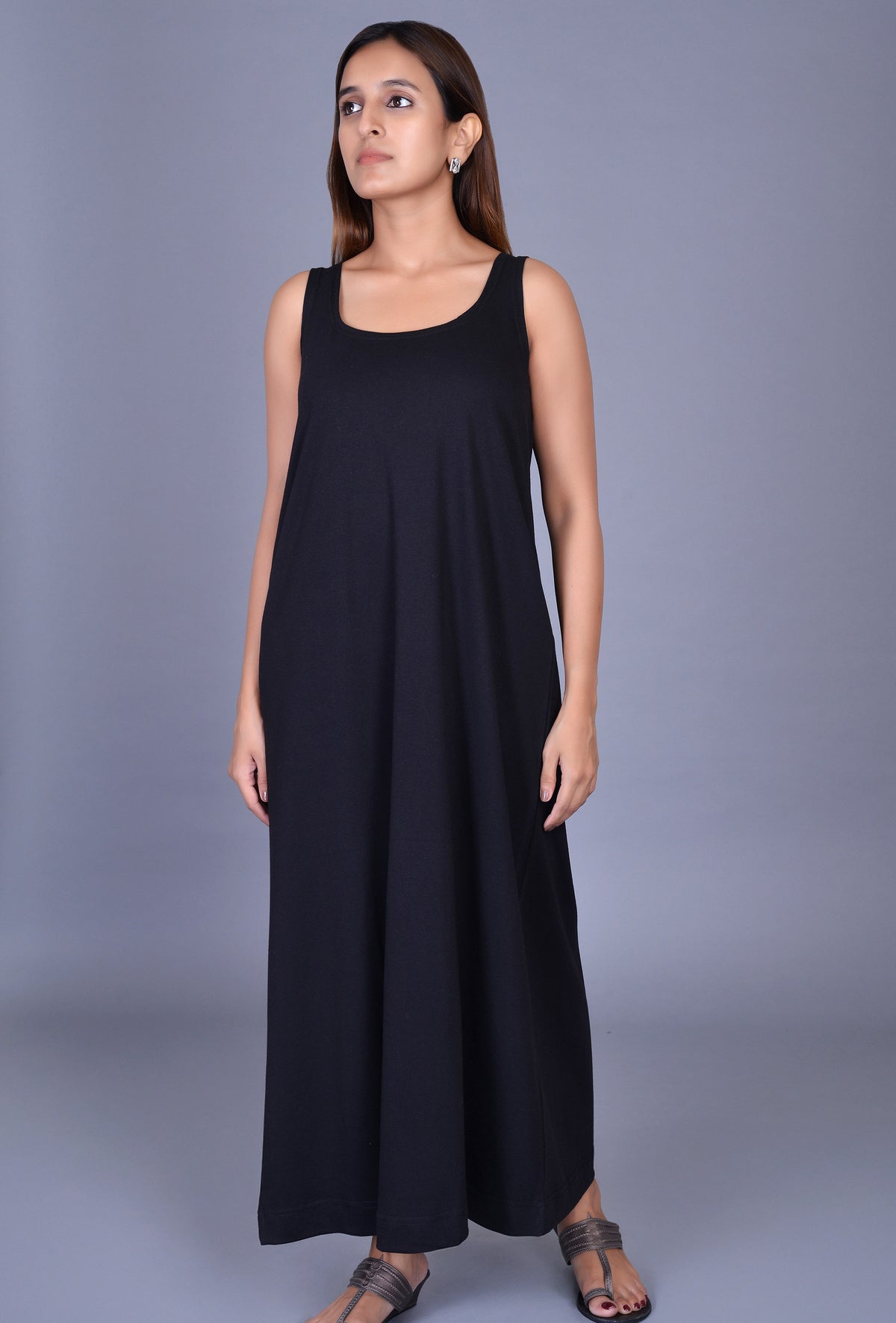 Sleeveless Knit Tank Dress