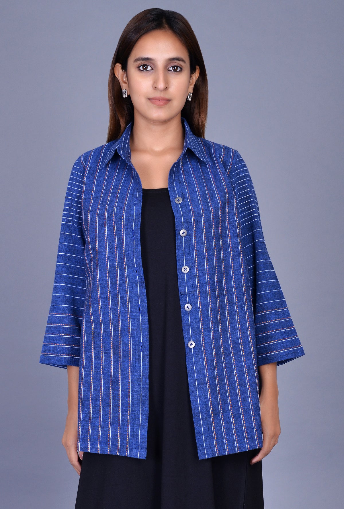 Blue cotton Shirt
