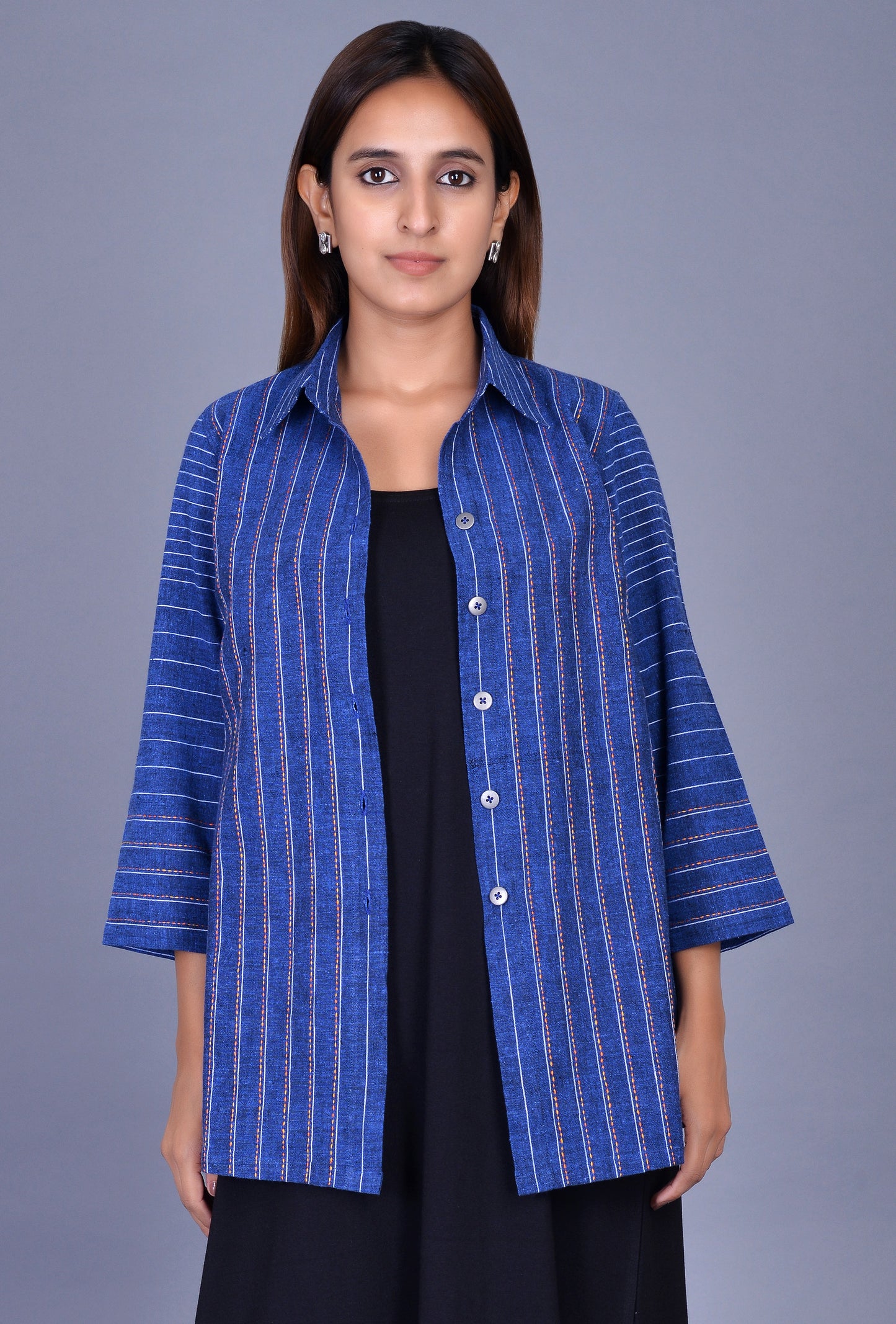 Blue cotton Shirt