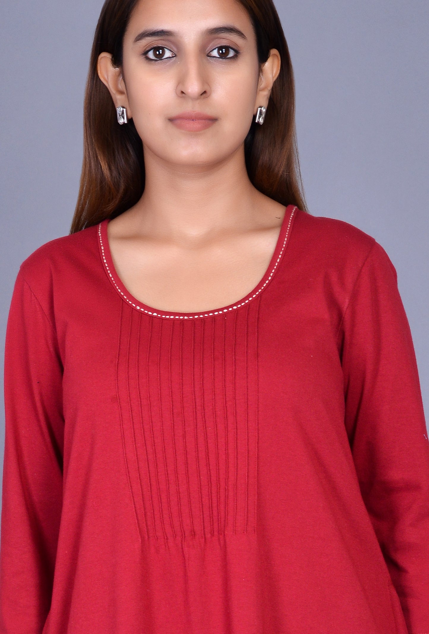 Knit Pintuck Dress