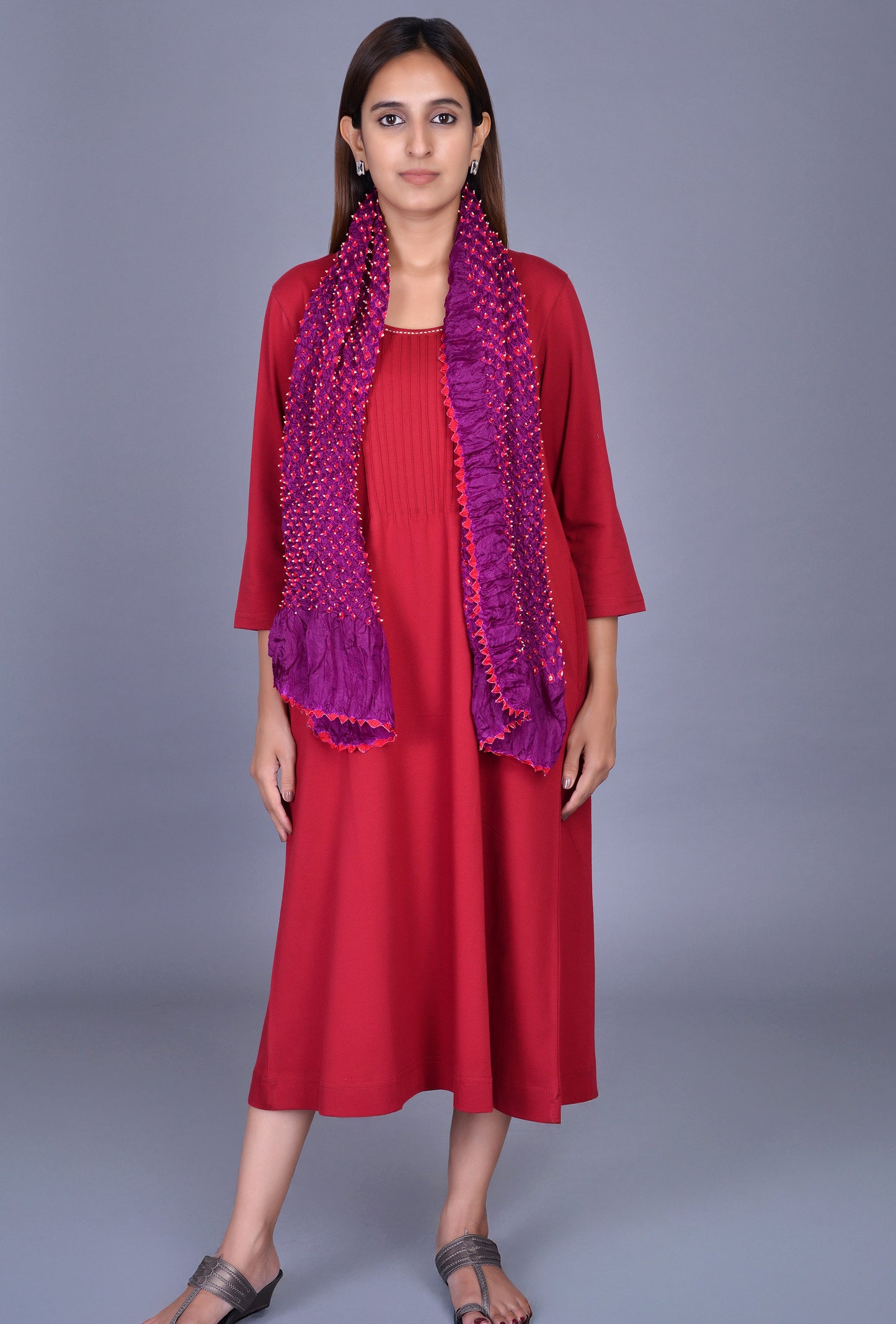 Knit Pintuck Dress