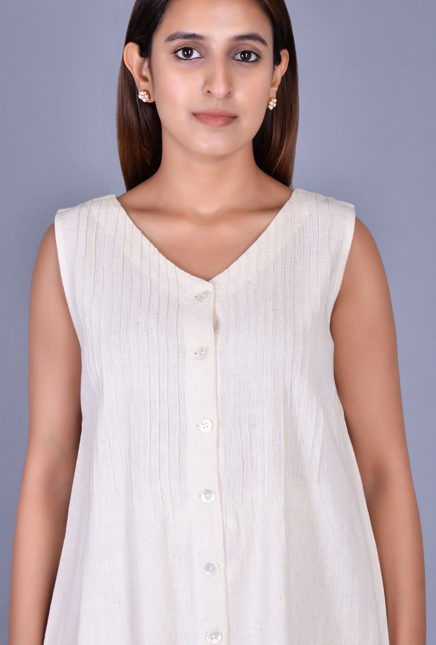Off White Kala Cotton Ensemble