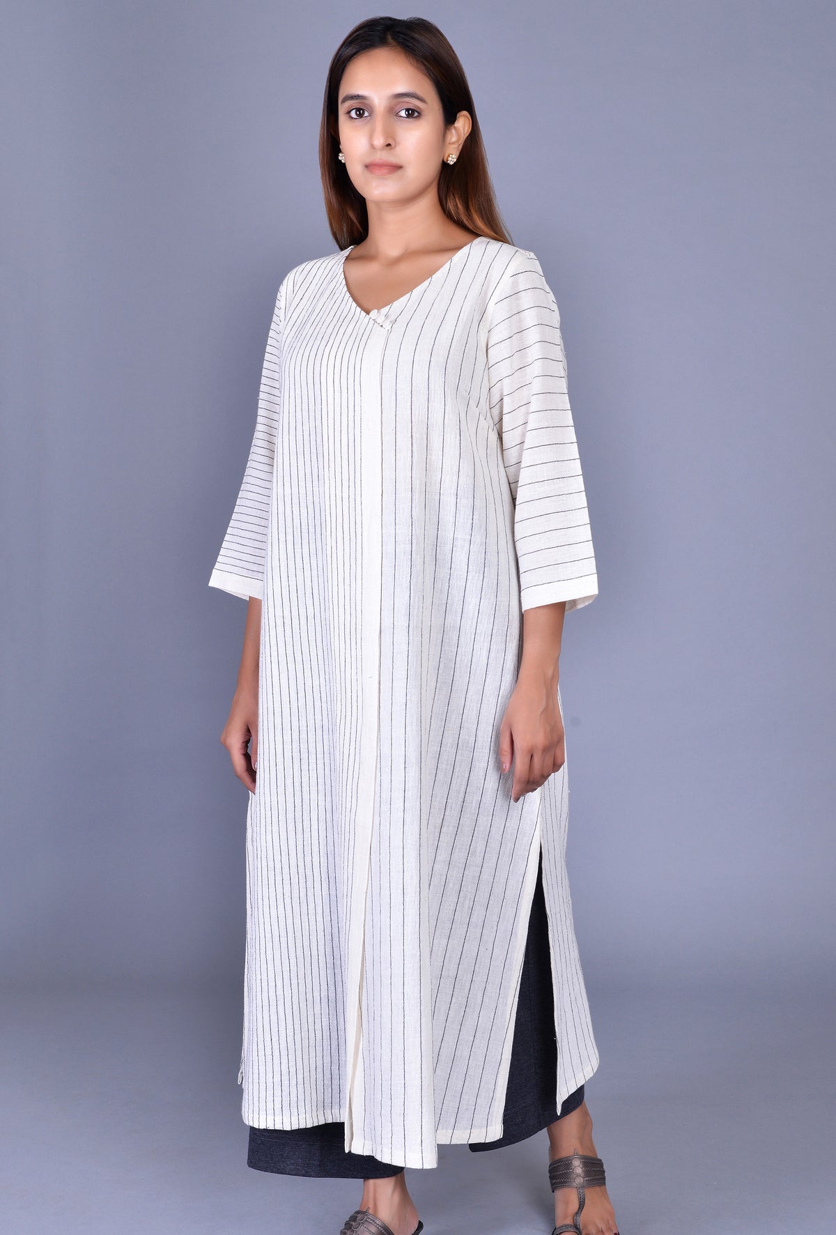 Off White Kala cotton Kurta