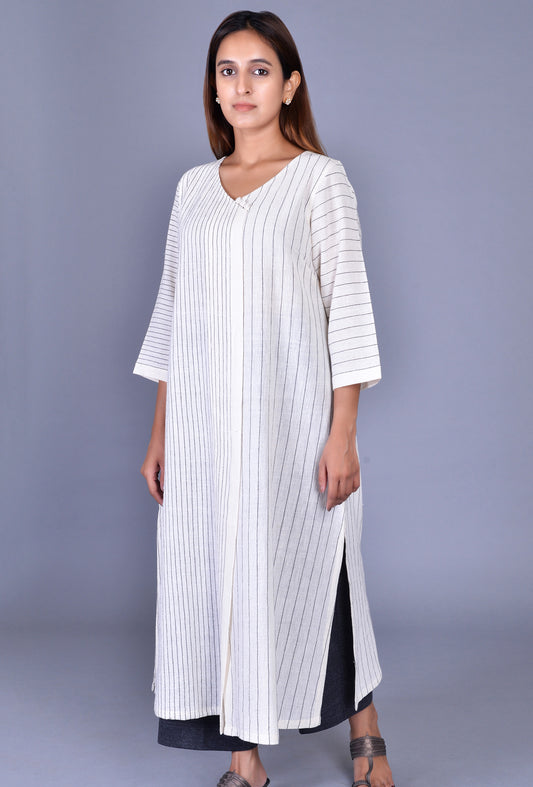 Off White Kala cotton Kurta