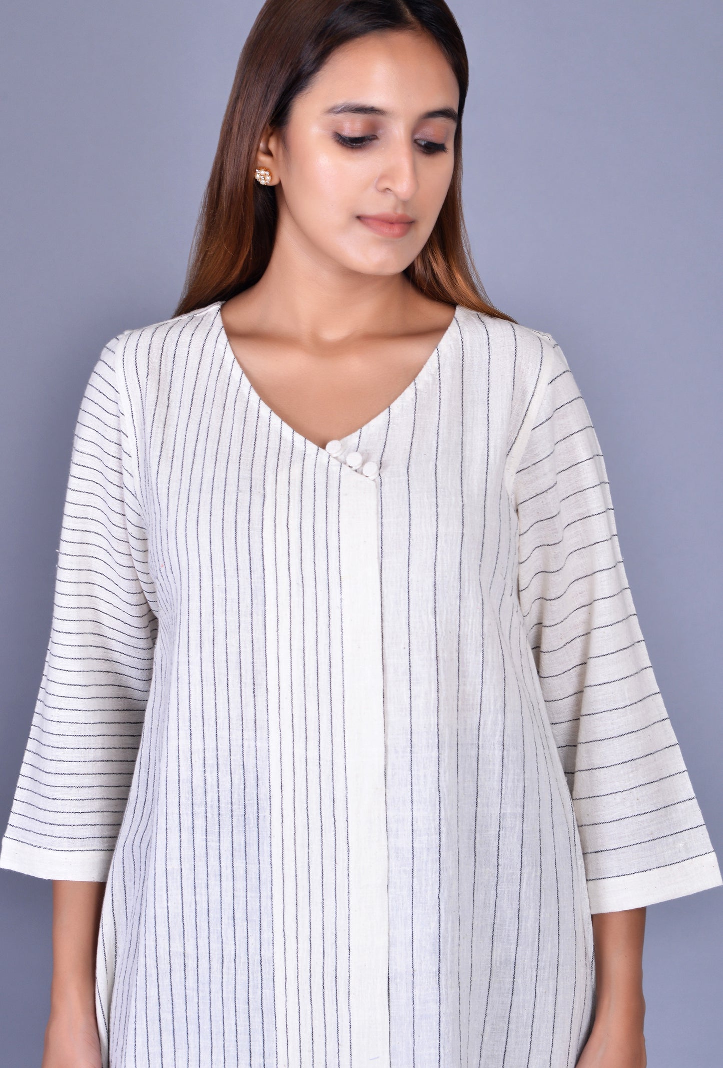 Off White Kala cotton Kurta