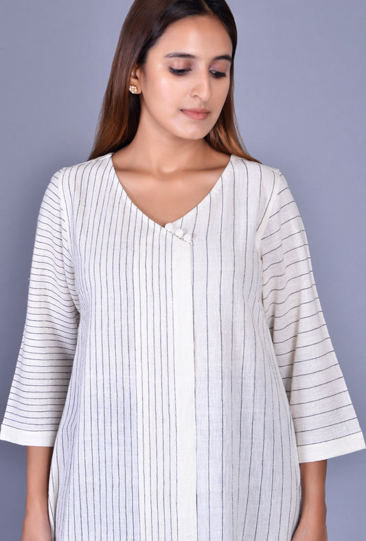 Off White Kala cotton Kurta