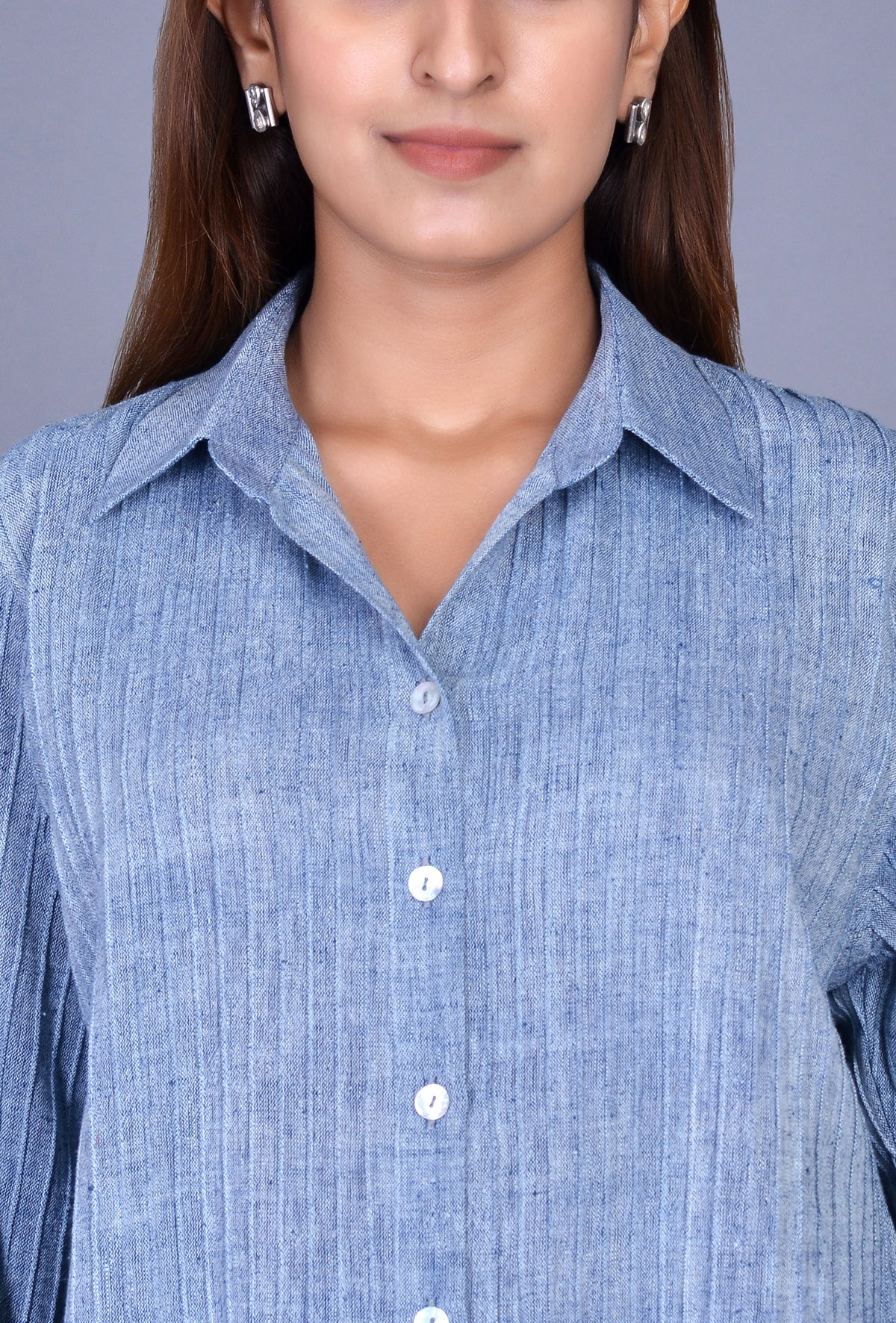 Blue Kala Cotton Shirt