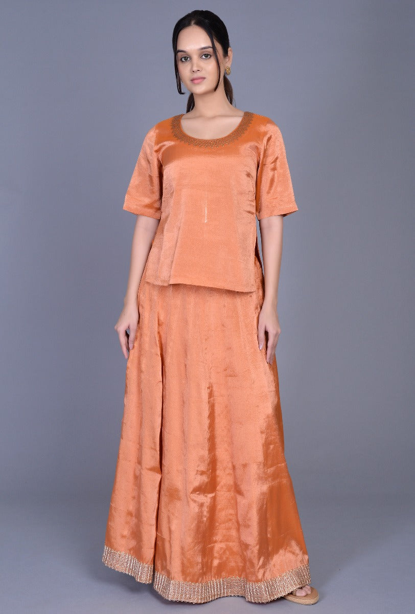 Rust Tissue Skirt