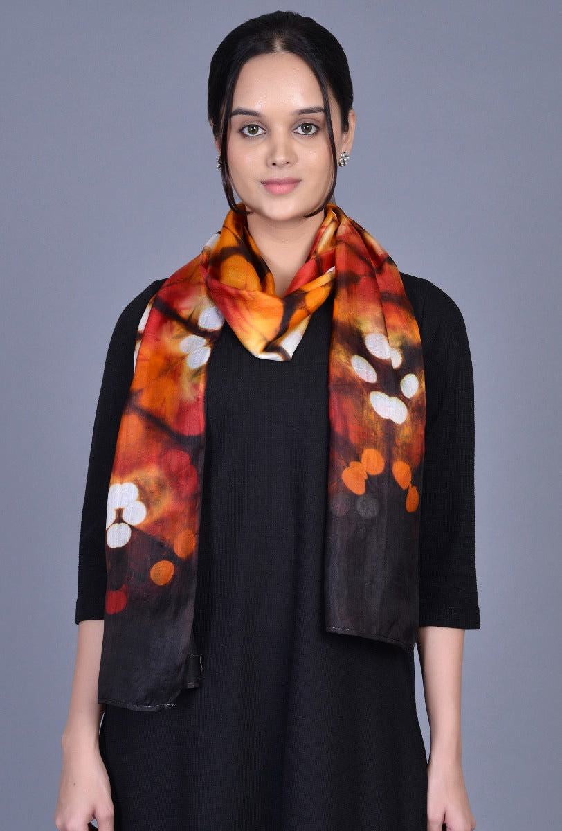 Multi Colour Clam Dye Stole