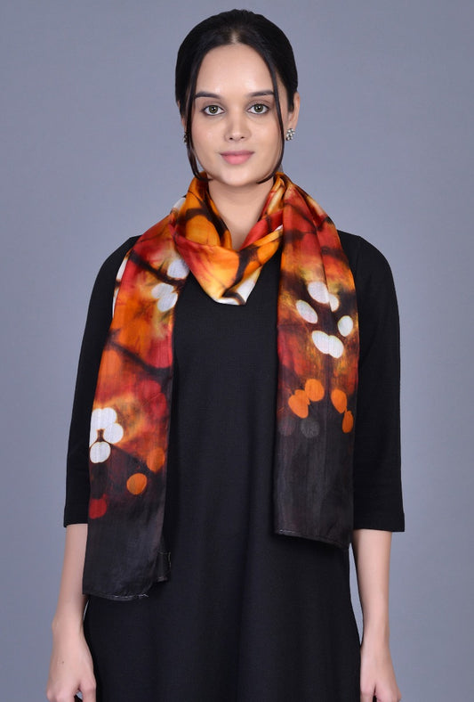 Multi Colour Clam Dye Stole