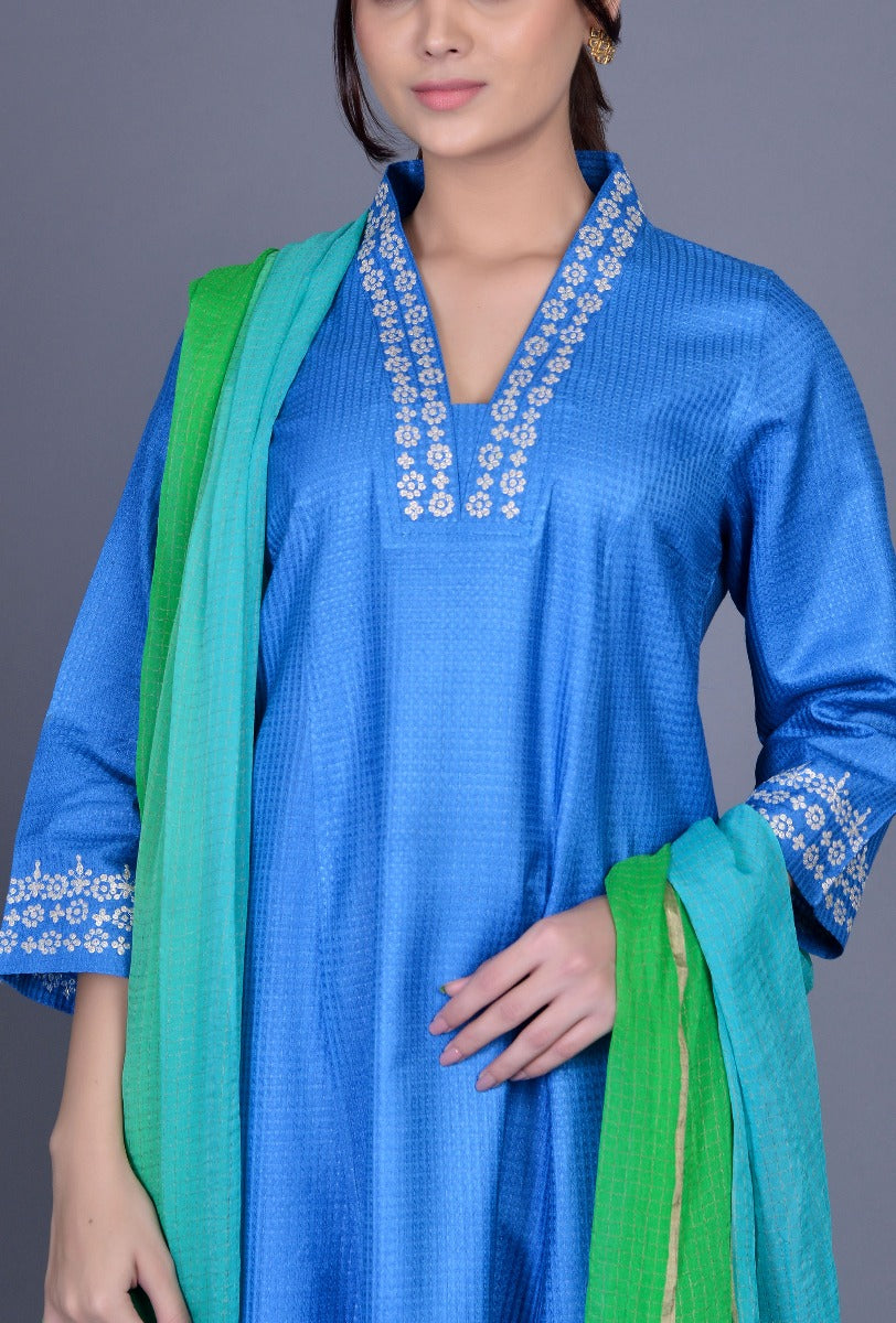 Green Chiffon Dupatta