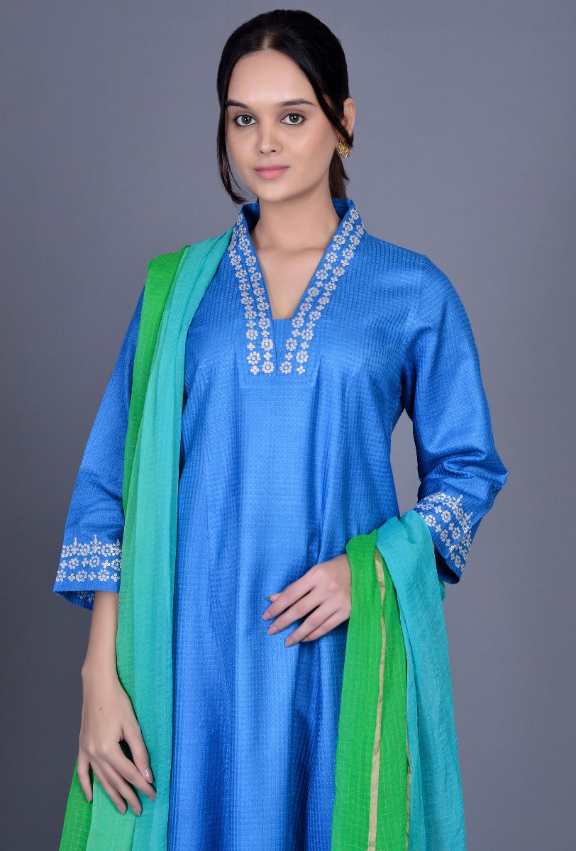 Green Chiffon Dupatta