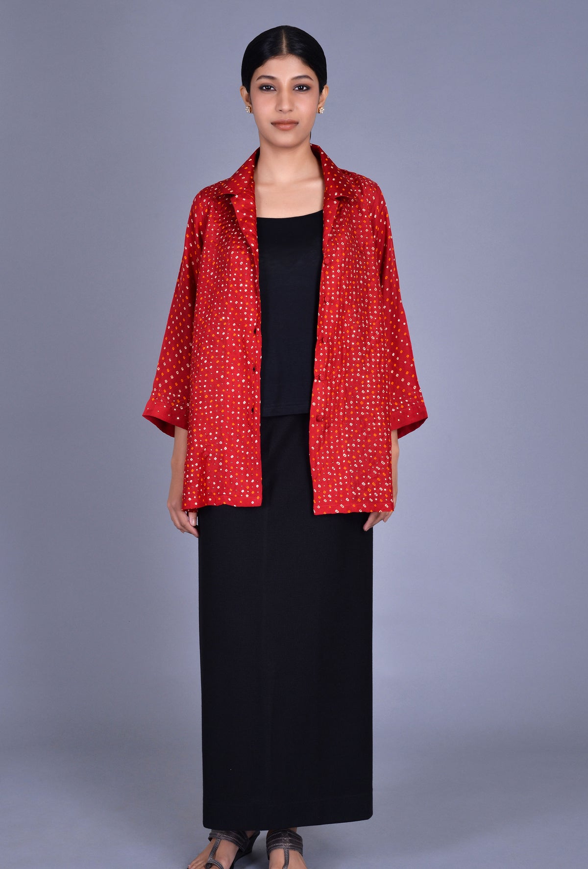 Silk Bandhani Shirt