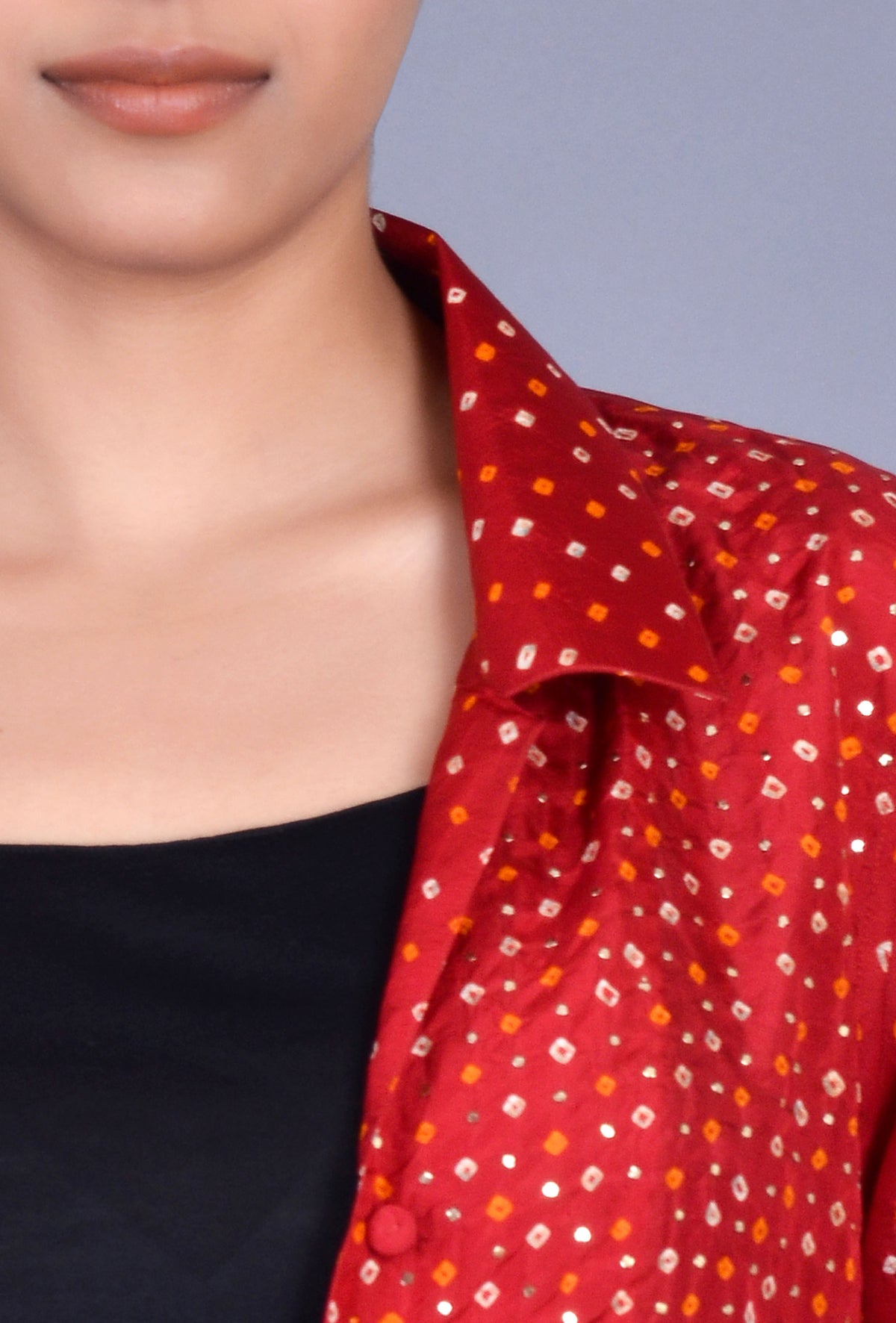 Silk Bandhani Shirt