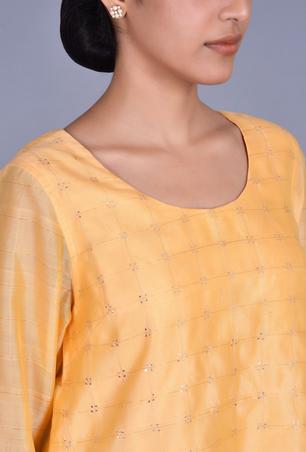 Chanderi Silk Dress