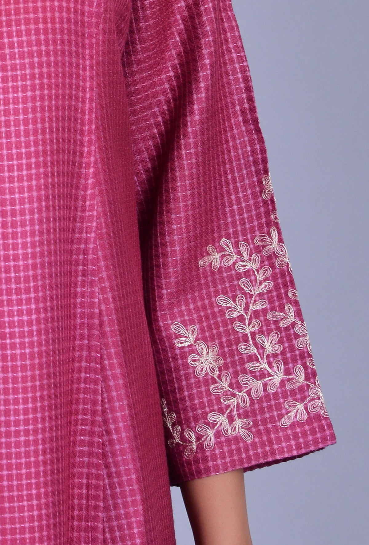 Purple Silk Ensemble
