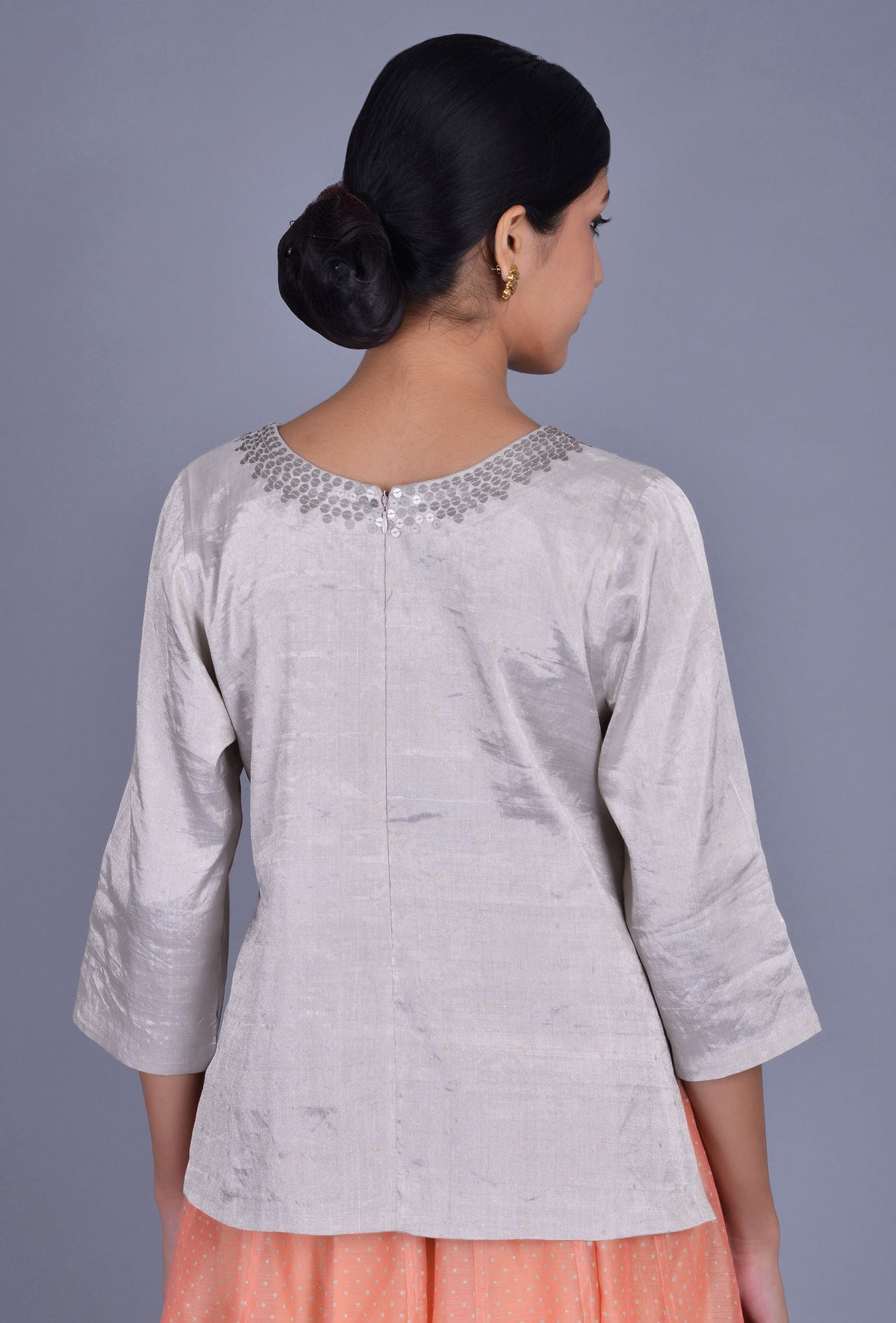 Off White Tissue Blouse