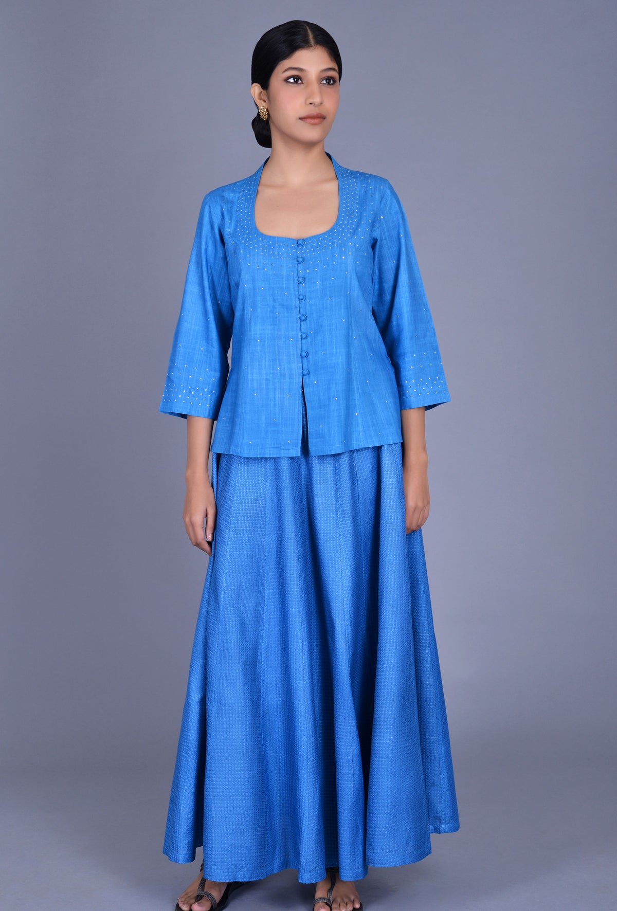 Blue Silk Ensemble
