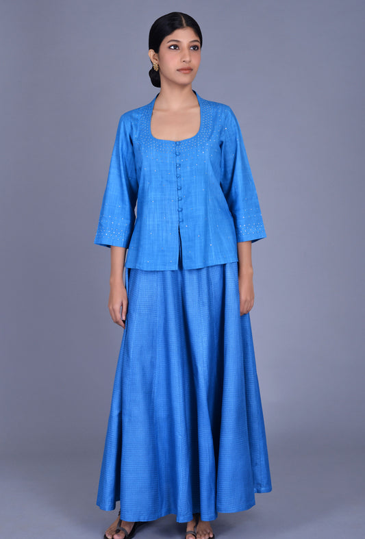 Blue Silk Ensemble